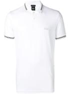 Boss Hugo Boss Striped Trim Polo Shirt - White