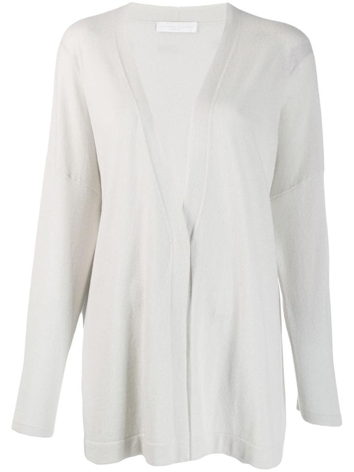 Fabiana Filippi Concealed Front Cardigan - Grey