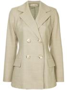 Flow The Label Double Breasted Blazer - Nude & Neutrals