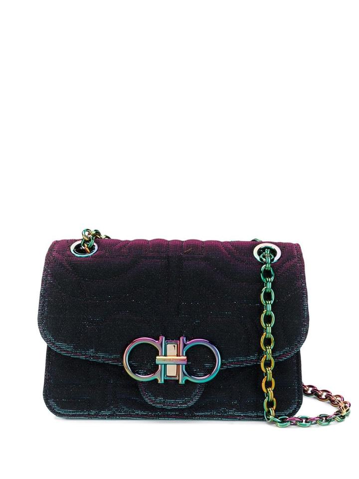 Salvatore Ferragamo Quilted Holographic Bag - Pink