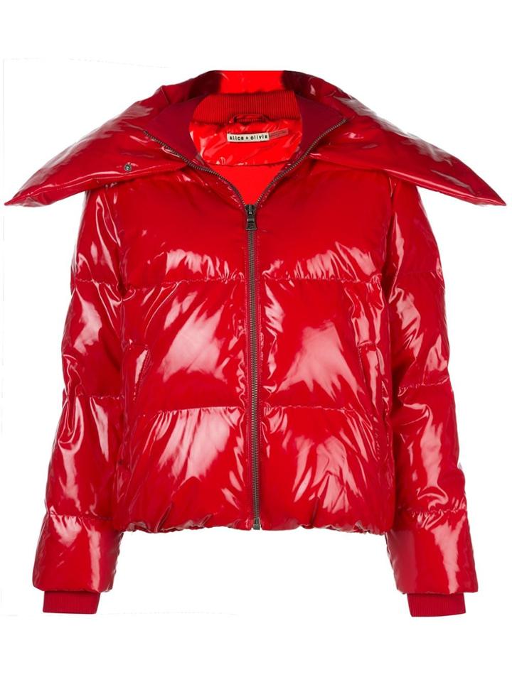 Alice+olivia Durham Padded Jacket - Red