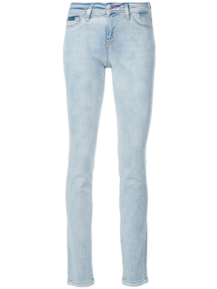 Philipp Plein Only Time Jeggings - Blue