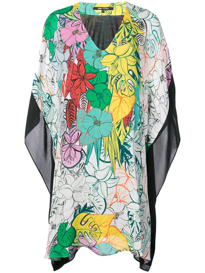 Kobi Halperin Floral Print Asymmetric Dress - Multicolour
