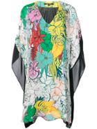 Kobi Halperin Floral Print Asymmetric Dress - Multicolour