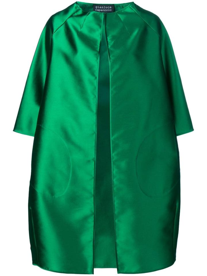 Gianluca Capannolo Open Front Jacket - Green
