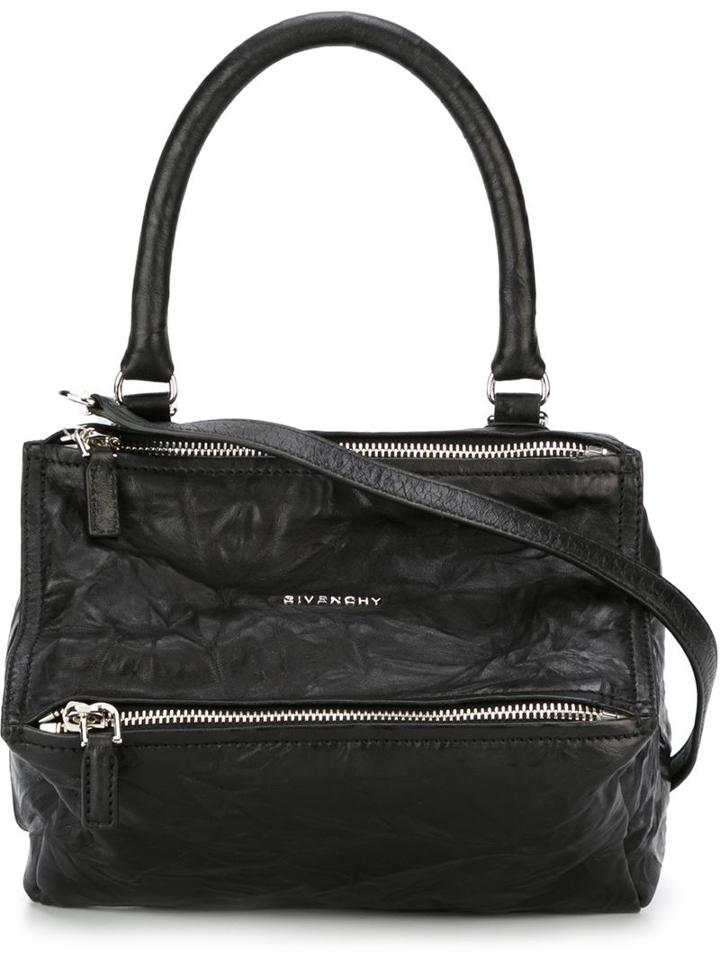 Givenchy Small Pandora Tote, Women's, Black, Sheep Skin/shearling