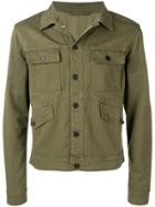 Ps Paul Smith Military Style Jacket - Green