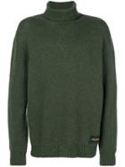 Stella Mccartney - Funnel Neck Jumper - Men - Cashmere/wool - S, Green, Cashmere/wool