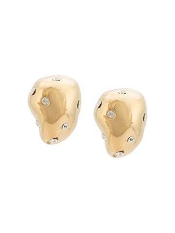 Mounser Embellished Earrings - Gold