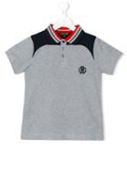 Roberto Cavalli Kids - Leopard Back Motif Polo Shirt - Kids - Cotton - 6 Yrs, Boy's, Grey