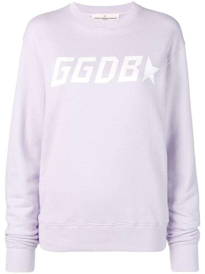 Golden Goose Deluxe Brand Logo Sweatshirt - Purple