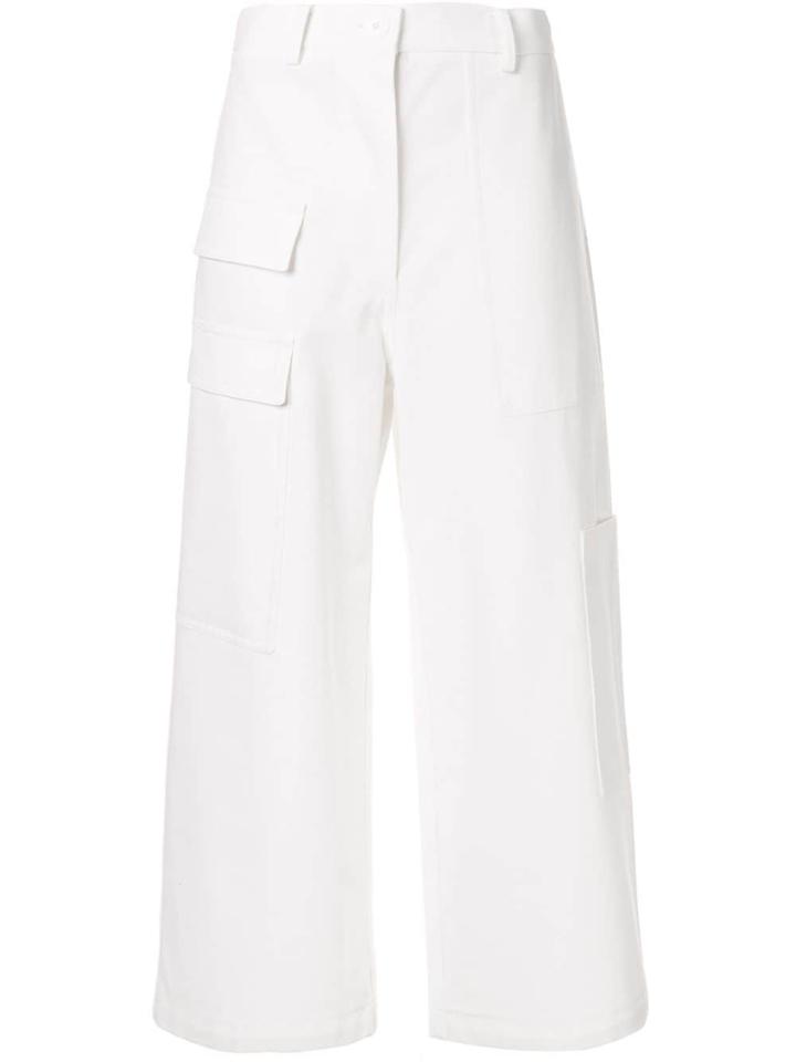 Sofie D'hoore High Waisted Casual Trousers - White