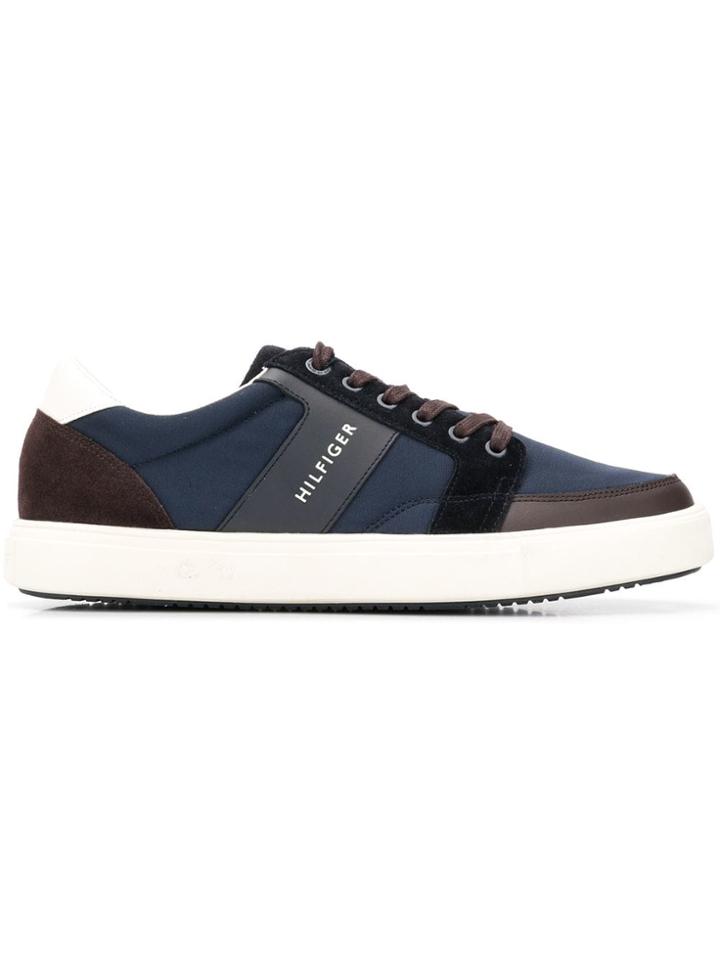 Tommy Hilfiger Colourblock Low Top Sneakers - Blue