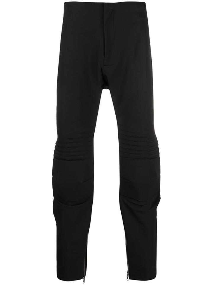 Bottega Veneta Casual Zipped Ankle Trousers - Black