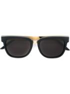 Retrosuperfuture People Francis Sunglasses, Adult Unisex, Black, Metal Other/acetate