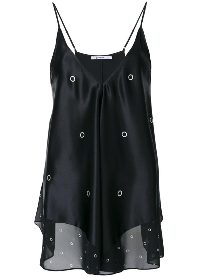 Alexander Wang Eyelet Cami - Black