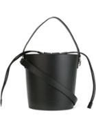 J.w. Anderson Structured Bucket Tote, Women's, Black, Calf Leather