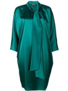Gianluca Capannolo Bow Tie Cocoon Dress - Green