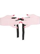 Vivetta Hand Detail Belt, Women's, Pink/purple, Cotton/spandex/elastane