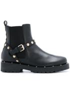 Twin-set Studded Chelsea Boots - Black