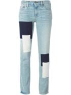 Simon Miller Jara Appliqué Jeans, Women's, Size: 26, Blue, Cotton