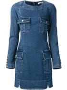 Pierre Balmain Longsleeved Denim Dress