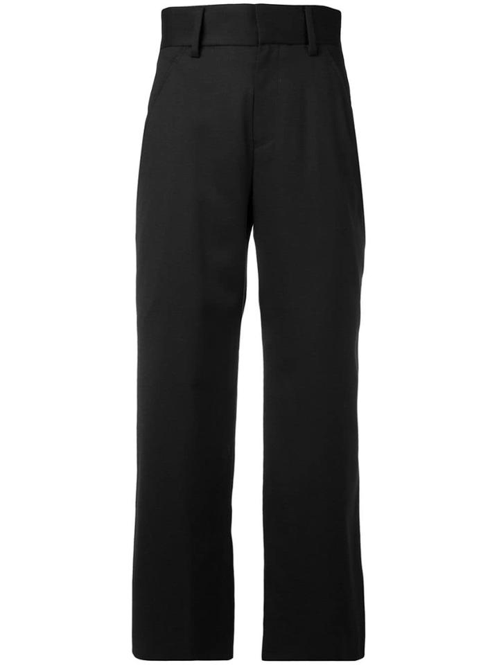 Comme Des Garçons Noir Kei Ninomiya High Waist Trousers - Black
