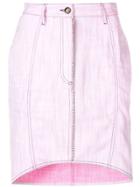 Marco De Vincenzo Oval-cut Skirt - Pink