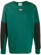 Adidas Stitch Detail Sweater - Green