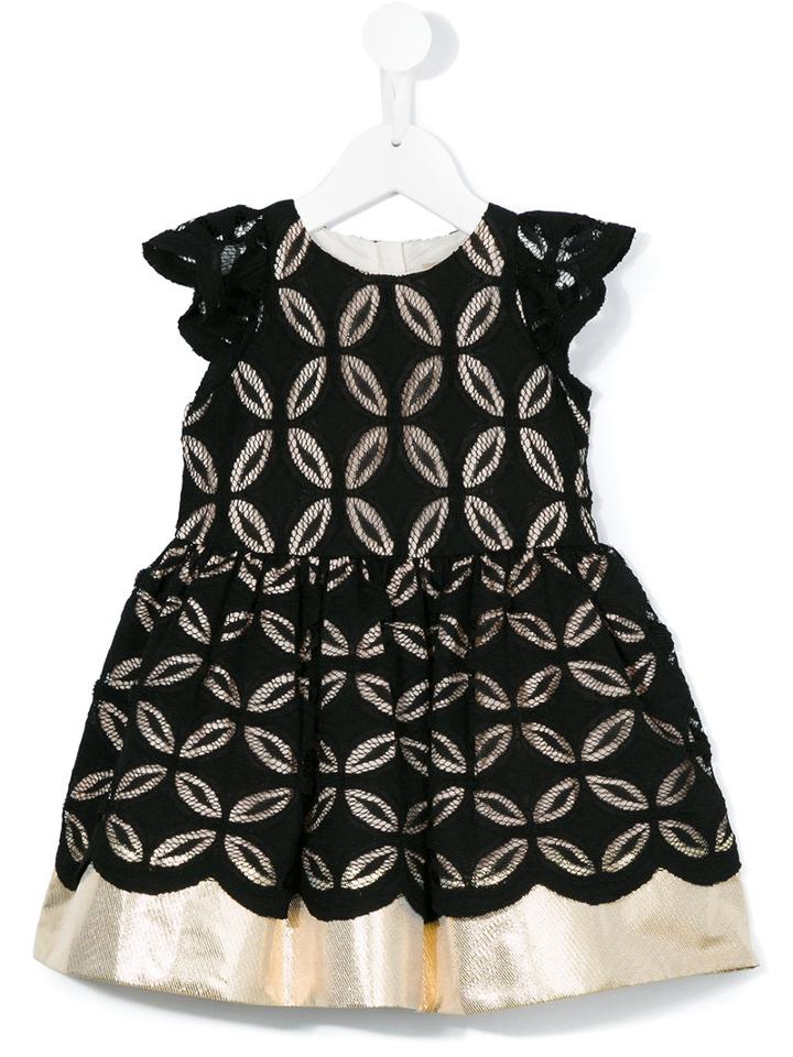 Hucklebones London - Lace Bodice Dress - Kids - Cotton/nylon - 4 Yrs, Black