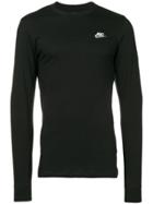 Nike Logo Embroidered T-shirt - 010 Black