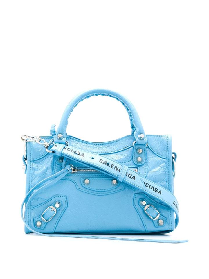 Balenciaga Mini Classic City Tote - Blue