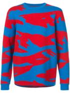 Aztech Mountain Snow Leopard Jumper - Blue