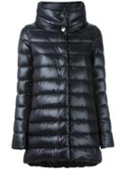 Herno - Padded Coat - Women - Polyamide/cotton/acetate/nylon - 50, Black, Polyamide/cotton/acetate/nylon