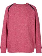 Christopher Raeburn Raglan Sweater, Men's, Size: Large, Red, Cotton