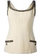 Chanel Vintage Corset Top, Women's, Nude/neutrals