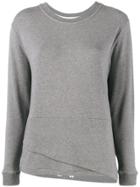 Lot78 Double Hem Sweater - Grey