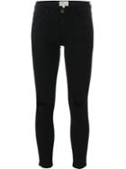 Current/elliott Cropped Trousers, Women's, Size: 27, Black, Cupro/mohair/wool