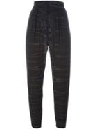 Raquel Allegra Tie-dye Print Trousers, Women's, Size: 1, Black, Cotton/polyester