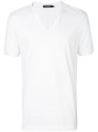 Dolce & Gabbana - V-neck T-shirt - Men - Cotton - 50, White, Cotton