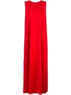 Oscar De La Renta Carmine Sleeveless Dress - Red