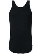 Kazuyuki Kumagai - Curved Hem Vest - Men - Cotton - 1, Black, Cotton