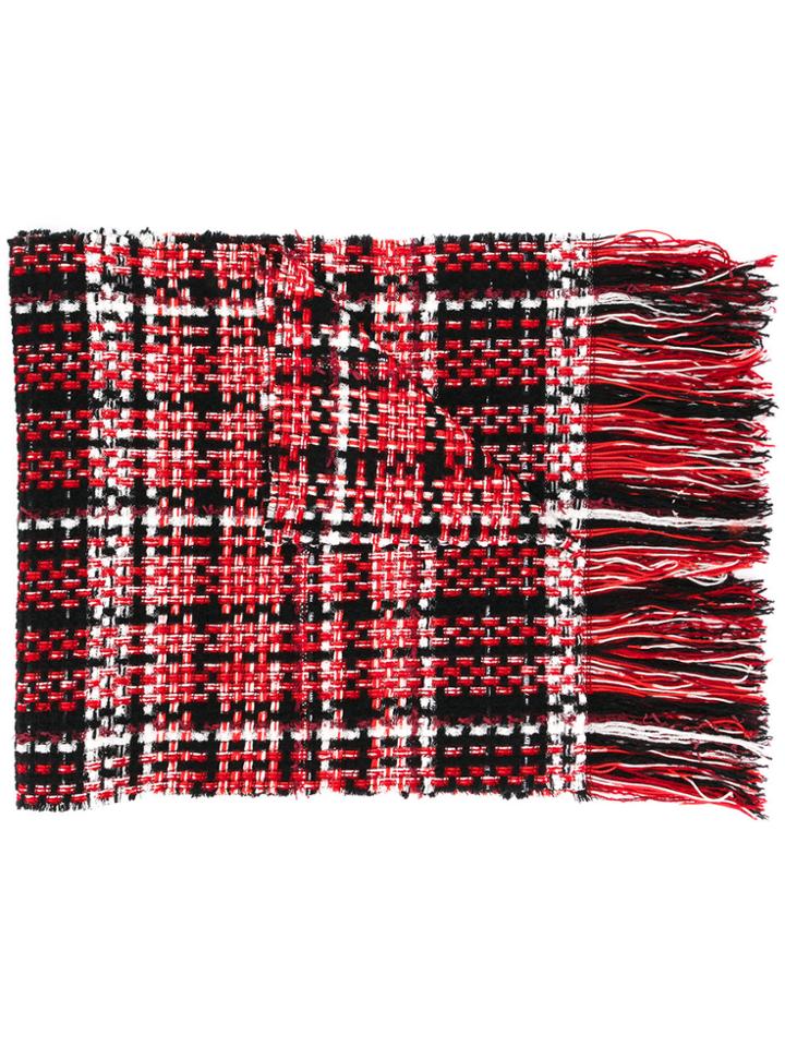 Rag & Bone Linton Tweed Scarf - Red