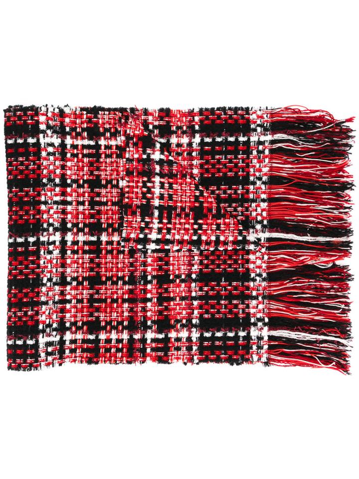 Rag & Bone Linton Tweed Scarf - Red