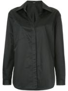 Jil Sander Navy Classic Shift Shirt - Black