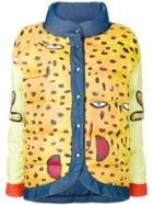 Tsumori Chisato Reversible Printed Denim Puffer Jacket - Yellow &