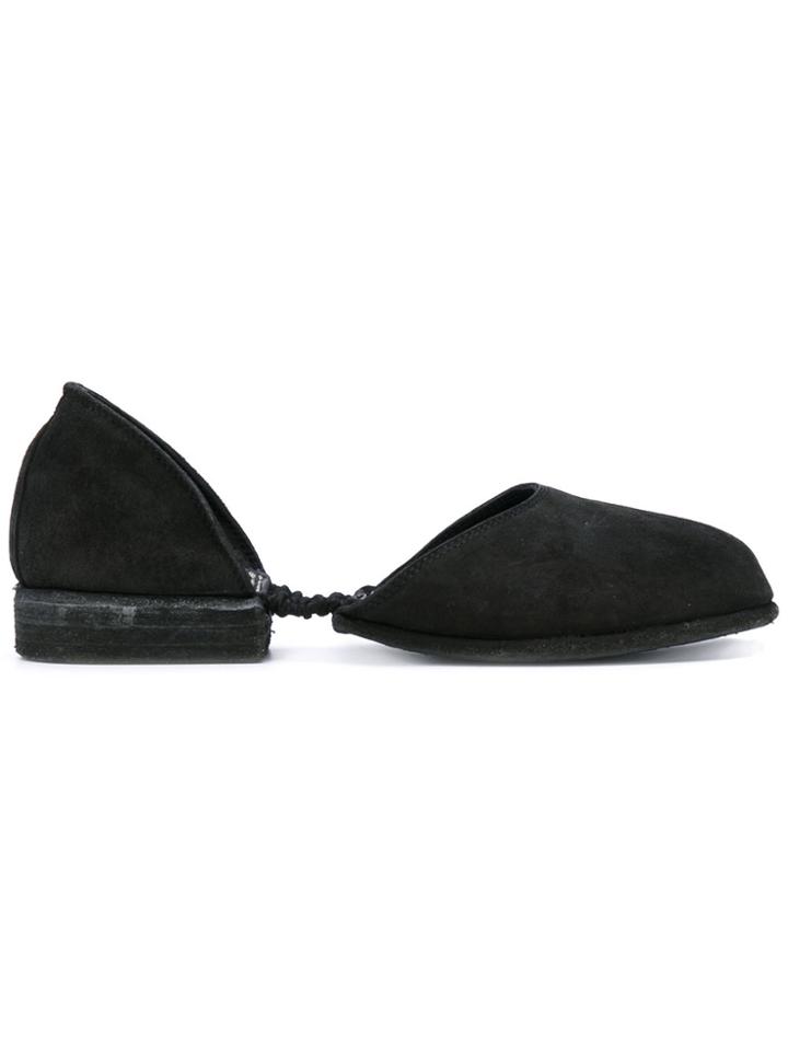 Guidi Slip-on Ballerinas - Black