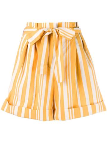 Chinti & Parker Striped Shorts - Neutrals