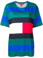 Tommy Hilfiger Colour-block Logo T-shirt - Green