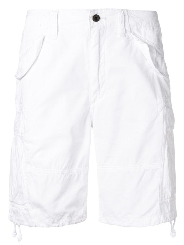 Polo Ralph Lauren Drawstring Hem Cargo Shorts - White